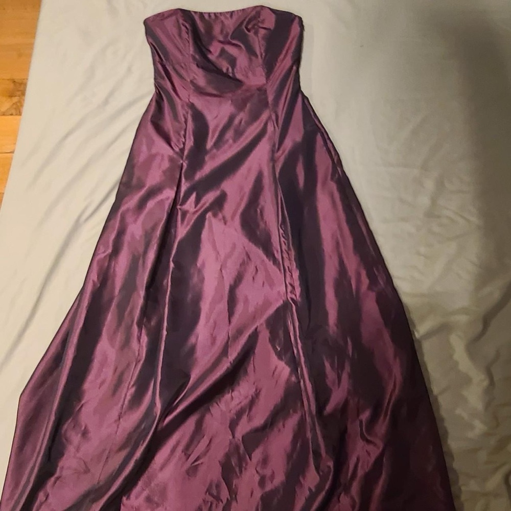 vintage express strapless prom dress
